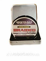 Универсальная рыболовная  плетенка Mistrall Admunson Braided Line green 135m материал полиэтилен, фото 1
