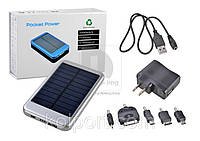Универсальное зарядное солнечная батарея 5000mAh, фото 1